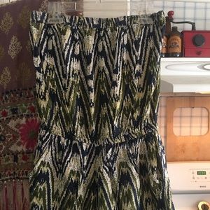 Angie printed romper..with pockets!